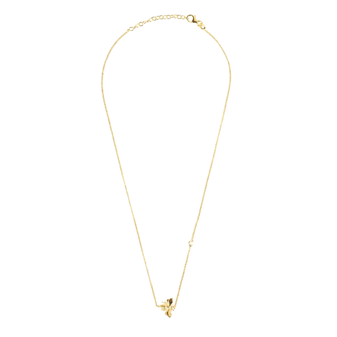 Queen Bee Necklace Gold