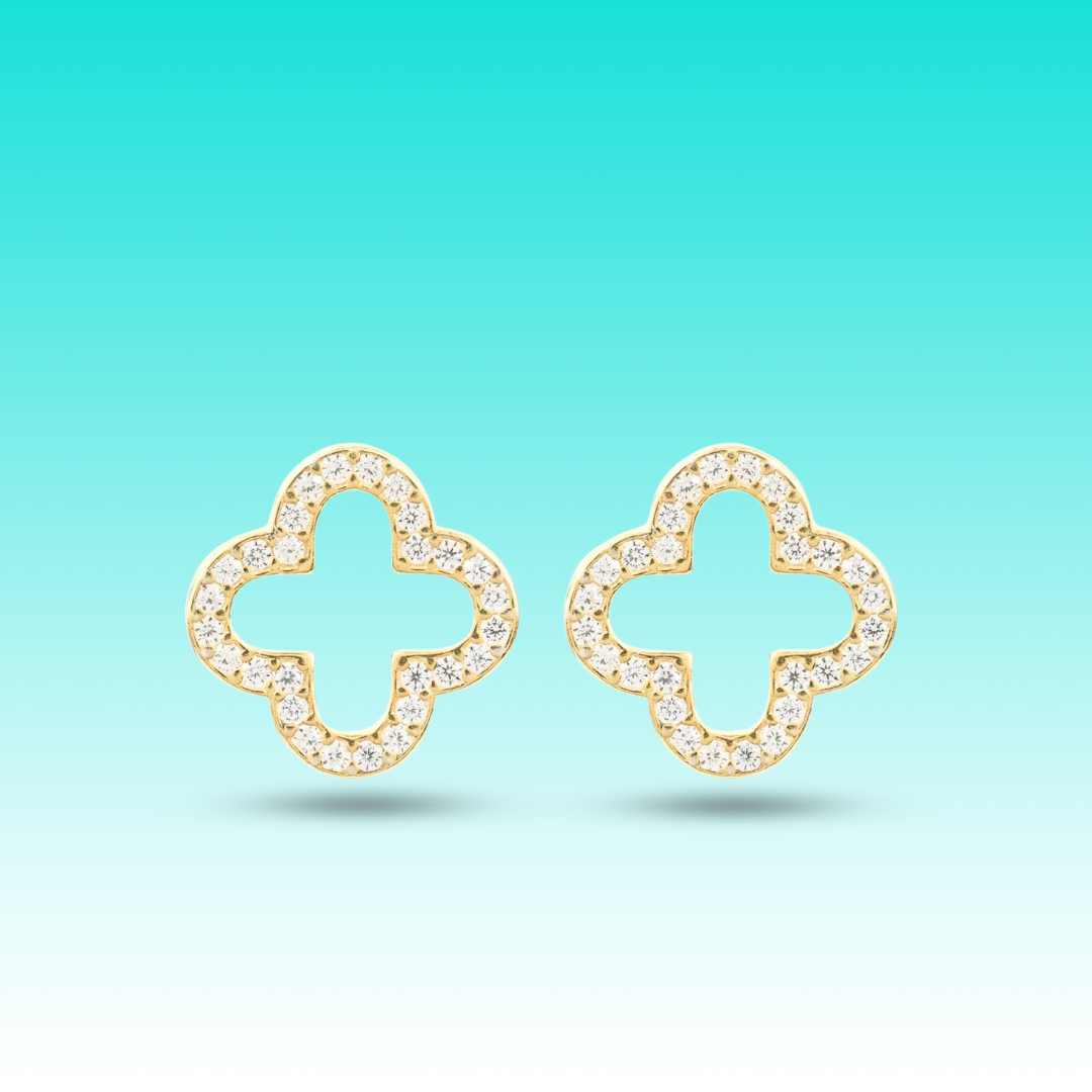 Open Clover Earrings