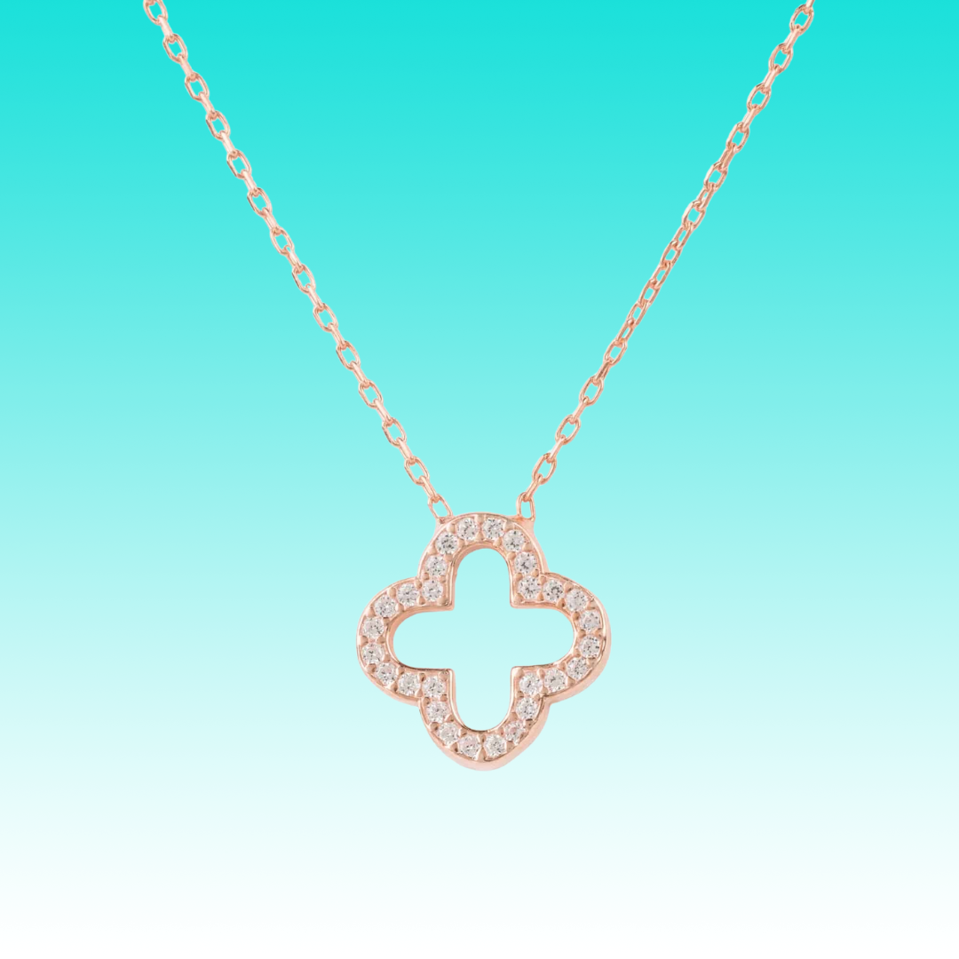 Open Clover Pendant Necklace