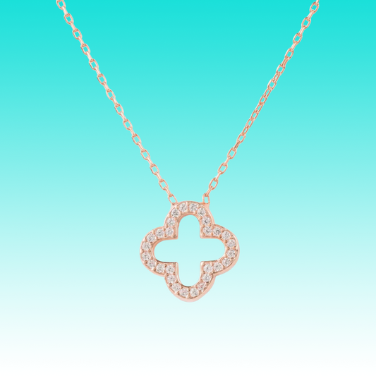 Open Clover Pendant Necklace