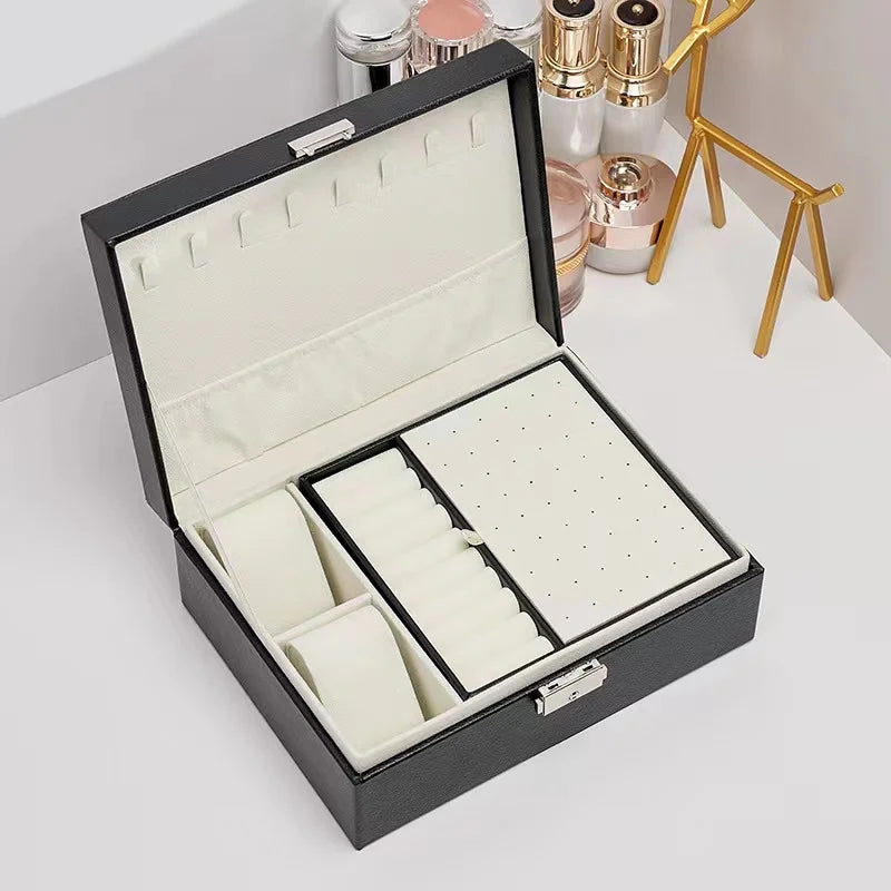 New Double-Layer Jewelry Box,Jewelry Holder Gift Box