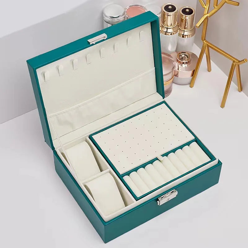 New Double-Layer Jewelry Box,Jewelry Holder Gift Box