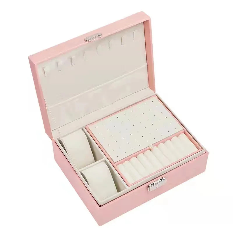 New Double-Layer Jewelry Box,Jewelry Holder Gift Box