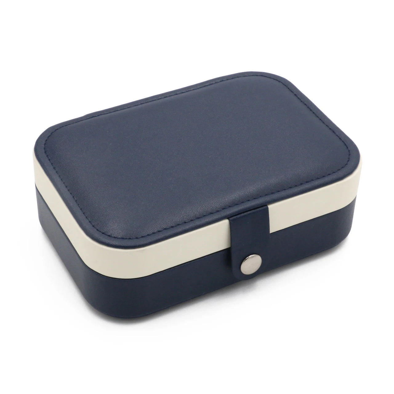 Travel Jewelry Box – PU Leather Organizer for Rings & More